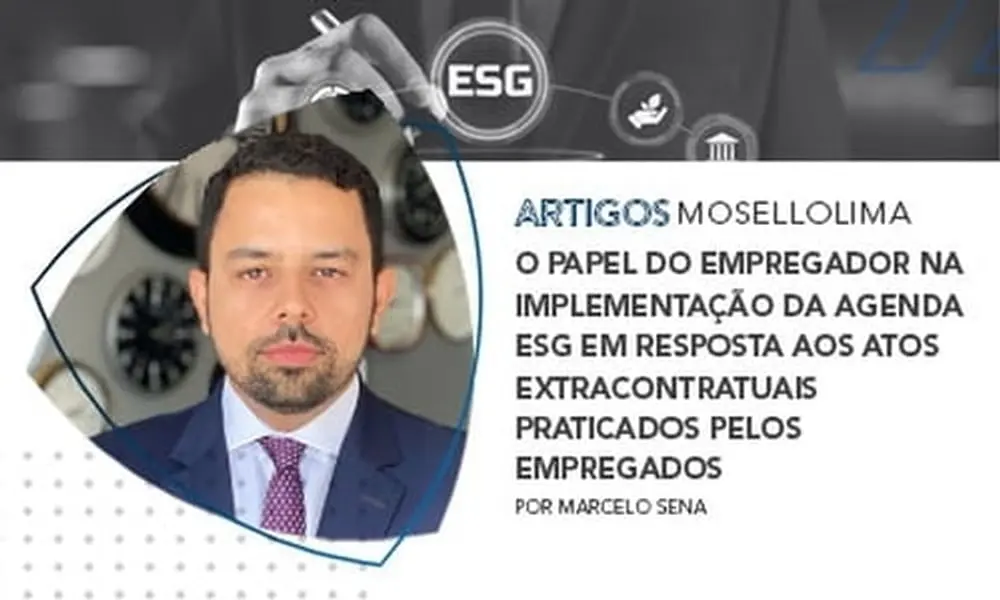 O papel do empregador na implementação da agenda ESG em resposta aos atos extracontratuais praticados pelos empregados