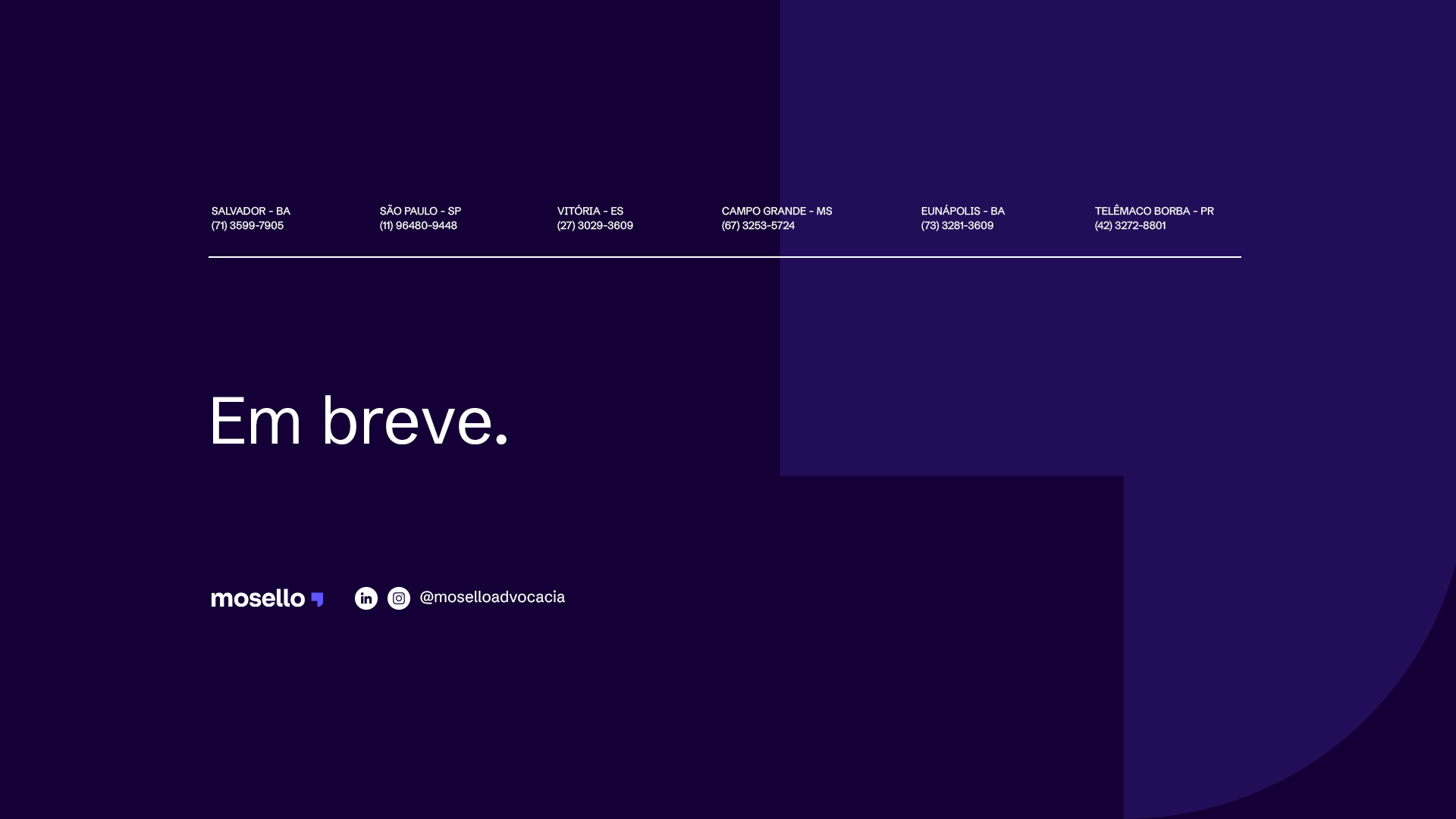 Em breve